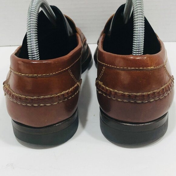 Cole Haan Country Pinch Penny Loafer Shoes Men's 8M Cognac Slip-On Dad Grandpa - Picture 7 of 9